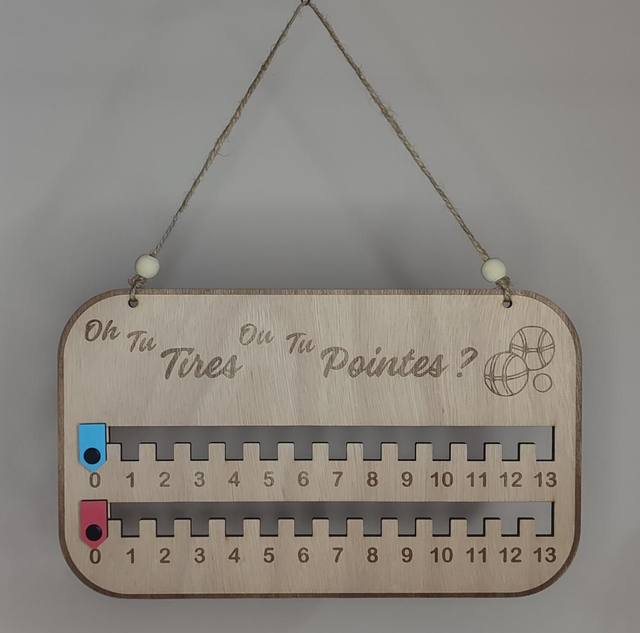 Compteur de points pour la pétanque 