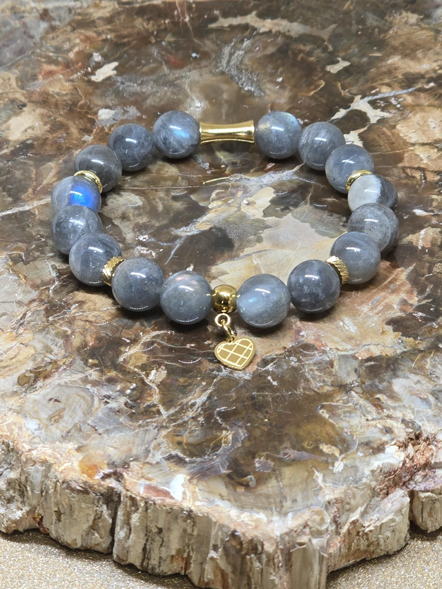 Bracelet Labradorite en 1 cm 