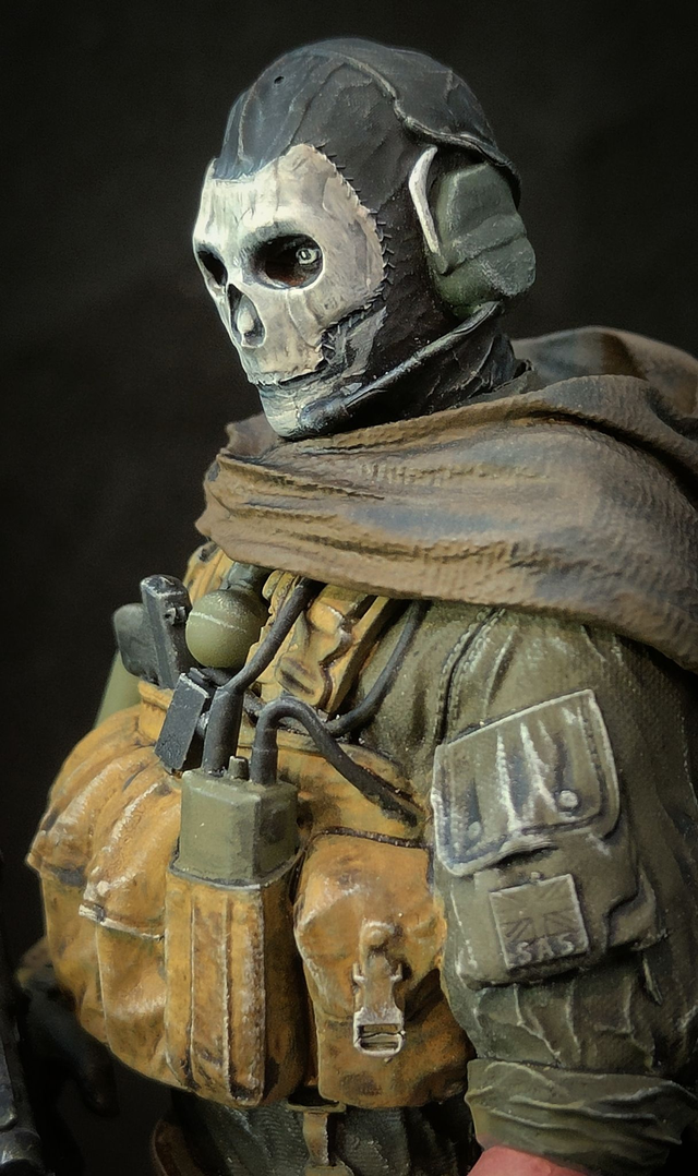 Statue GHOST (Call of) série GAMING 1/10e