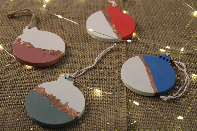 Les suspension boule bicolore 