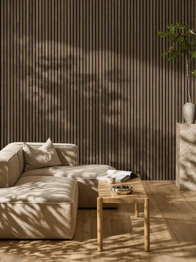 Woodupp Akupanel 300 Chêne Rustique Gris Feutre Noir (Réf-1056)