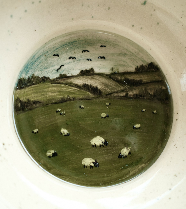 Sheep Landscape Bowls