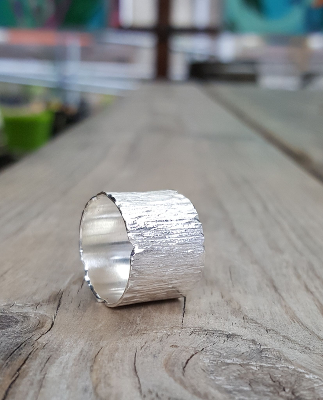 Sterling Silver Ring - wide band