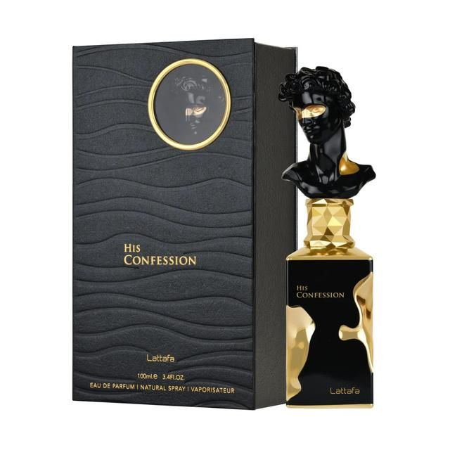 Lattafa His Confession By 3.4/3.3 Eau De Parfum Spray For Men
