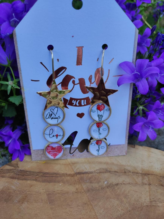 Boucles d&#039;oreilles &#039;Love Story&#039;