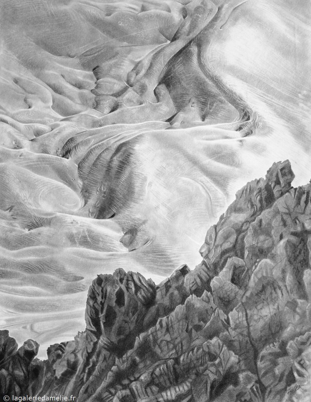 "La Vague" - tirage 10 x 15 cm + cadre