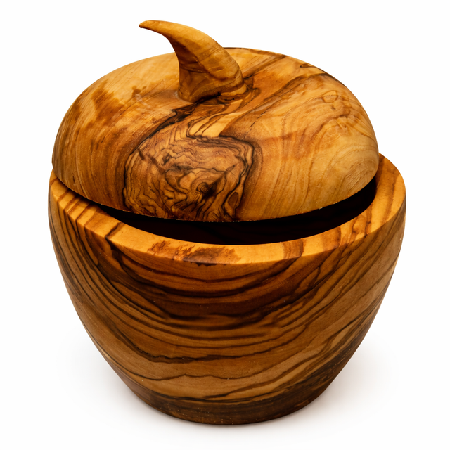 Salt Jar – Tuscan Olive Wood