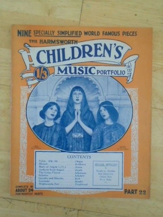 Harmsworth Children’s sheet Music Portfolio Part 22 Dates fro 1925