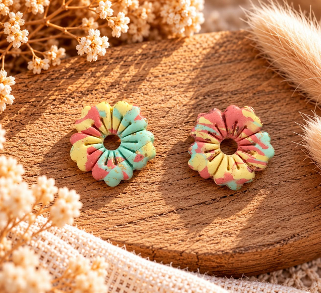 Pampilles "Fleur Pop Éclat"