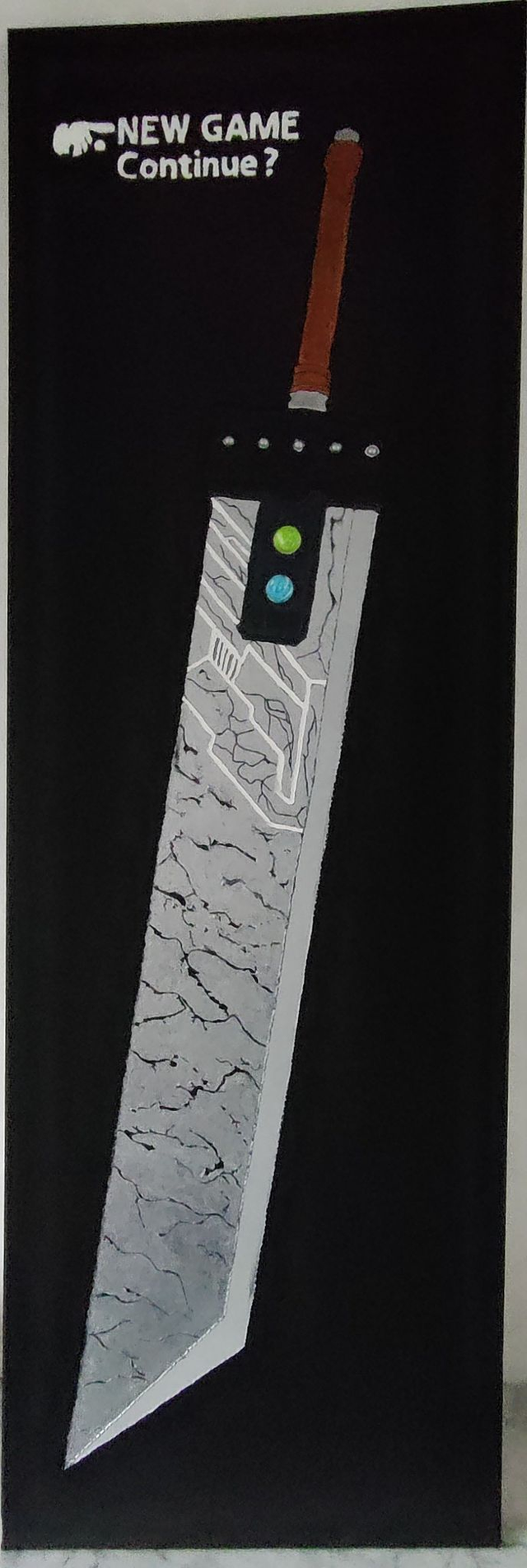 Toile brodée Epée Broyeuse de Cloud Strife 