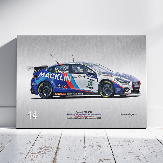 C240501 Hyundai i30 FB N Performance NGTC BTCC24 TBSM PEARSON #14