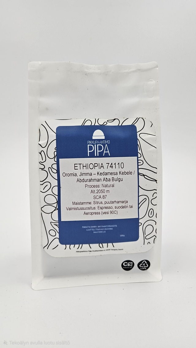 Ethiopia 74110 "Tiukka pipa" 