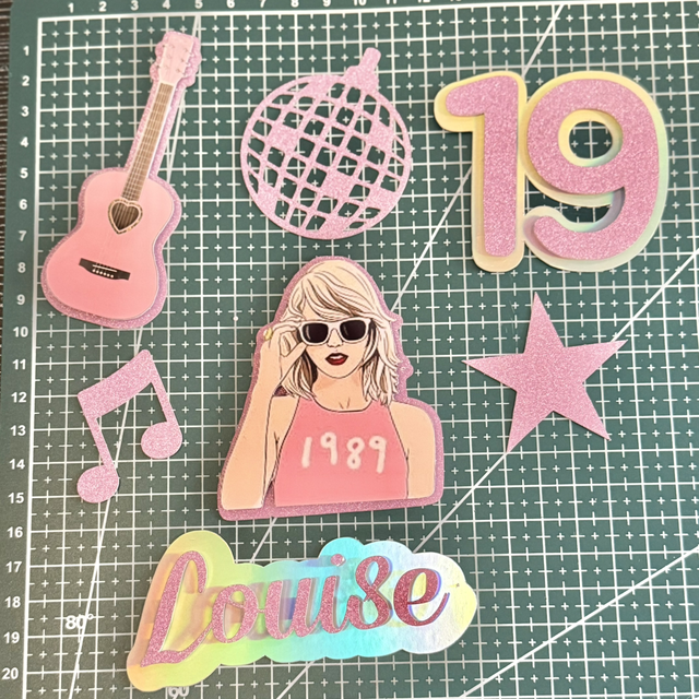 Personalised Taylor Swift Cake toppers