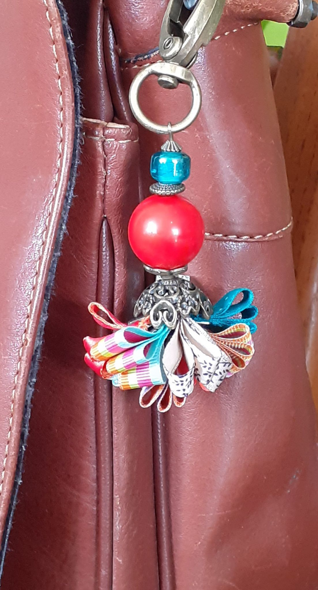 Zinta Bijoux de Sac à main, Rouge vif et bleu canard
