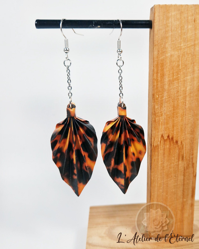 Boucles d'oreilles Leafline - Collection animale