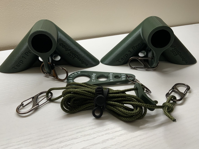 Tarp 1 Pro - Professional Ridge Line Tarpaulin Bracket - Lavvu Tarp Bushcraft