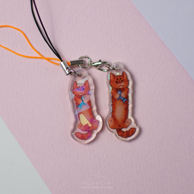 Rudy kot do telefonu | ZWIERZĘTA