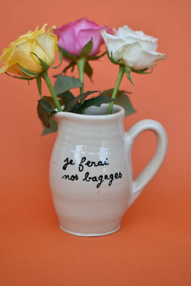 Petit pichet love 💘  Je ferai nos bagages  💘  