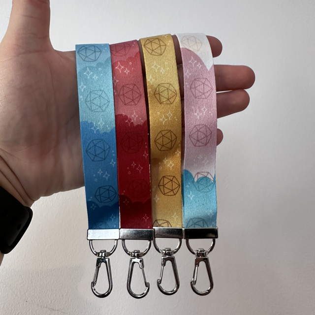 Wristlet lanyard