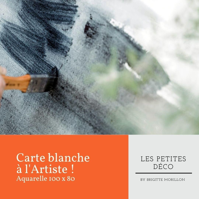 Carte Blanche à l'Artiste ! L'aquarelle 100X80