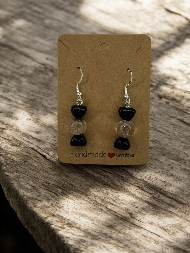 Boucles d'oreilles bonbons résine époxy