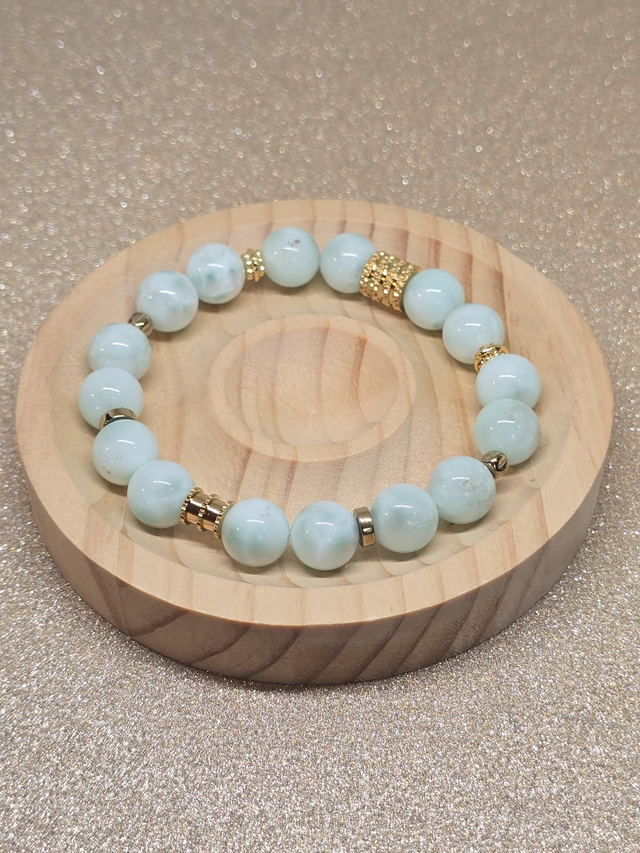 Bracelet Garniérite en 1 cm 