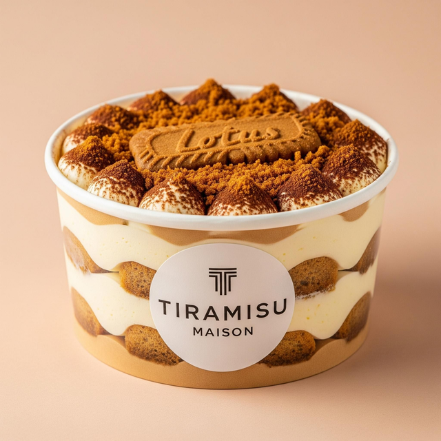 Tiramisu Spéculoos artisanal 3/4 personnes 