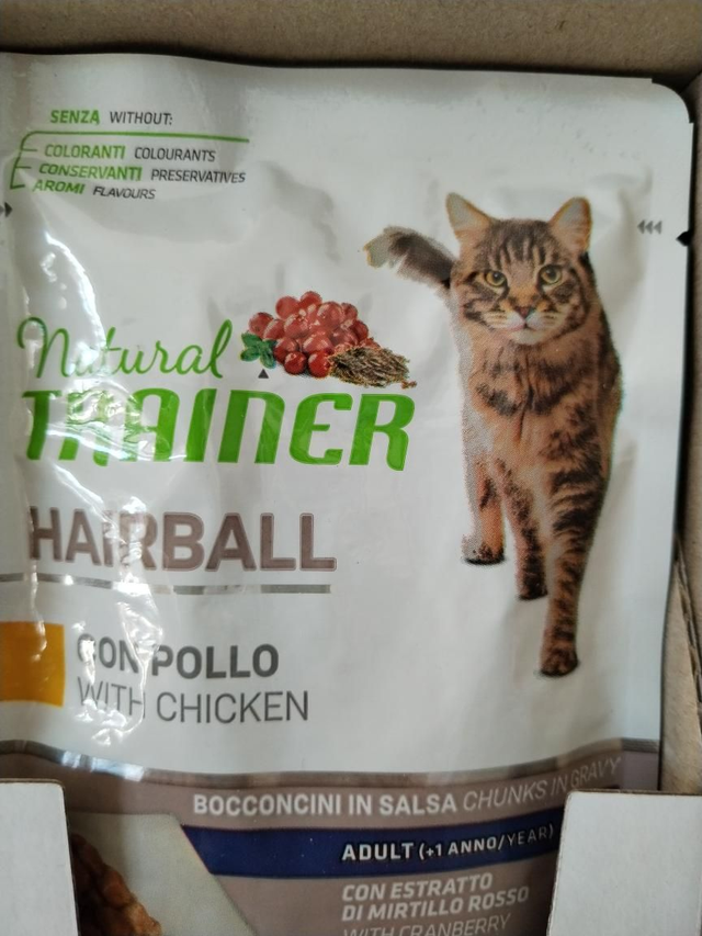 Natural Trainer Hairball Pollo/Manzo 