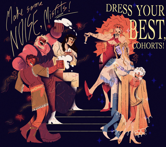 "Messy Soirée" Print