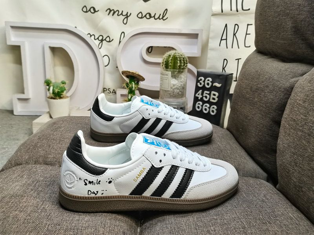 666D Adidas SAMBA OG (BLANCAS)