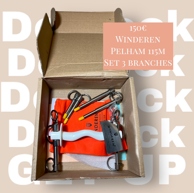 Winderen mors pelham lot 3 branches 115mm