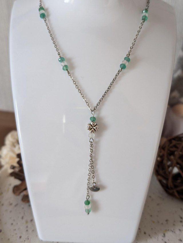 Collier trèfle à 4 feuilles 