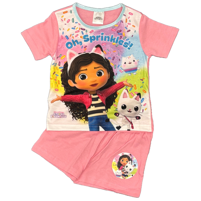 Girls Gabbys Dollhouse Shorts Pyjamas 2-4 Years