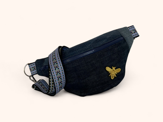 Banane en Jeans + Porte Monnaie assorti