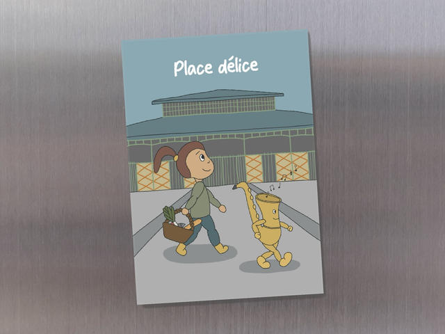 Magnet " Place délice "