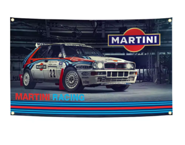 Grote vlaggen Martini (150x90cm) Nieuw.