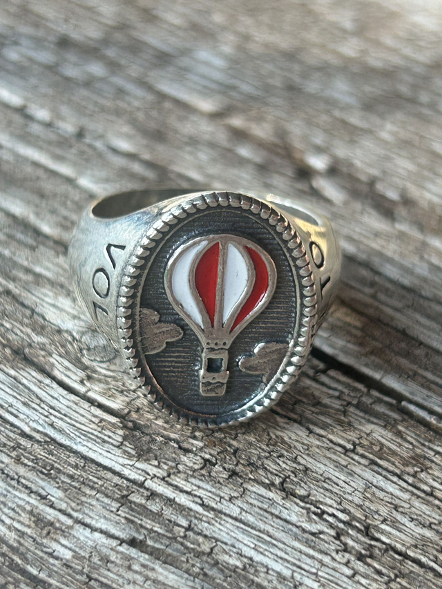 Anello Vola Alto - rosso