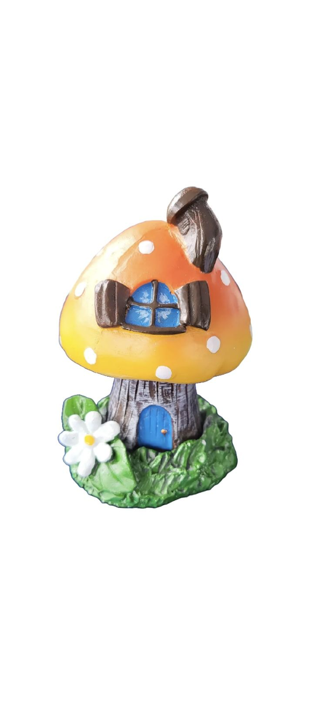 Toadstool incense cone house