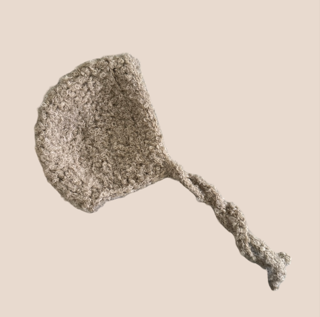 Alpaca Bonnet - Pebble