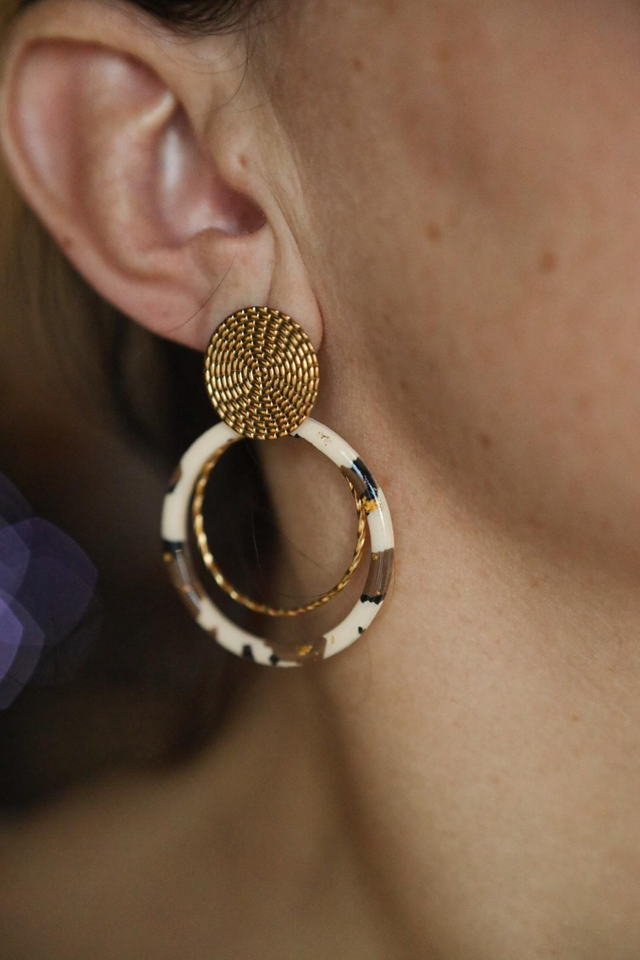 Boucles d&#039;oreilles Collection Léopard 