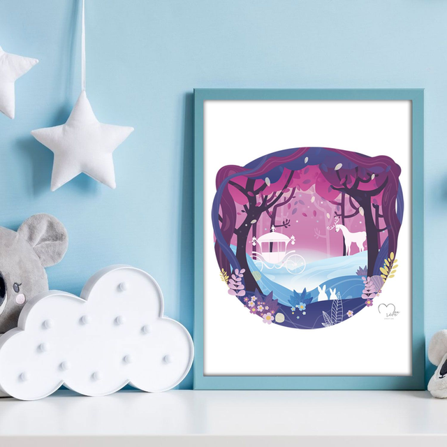 Affiche Forêt enchantée