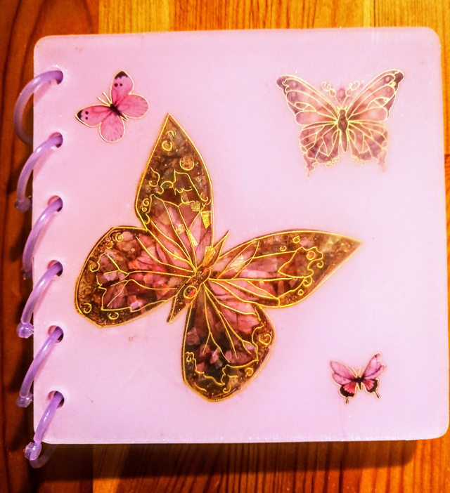 Notizbuch Pink Butterfly