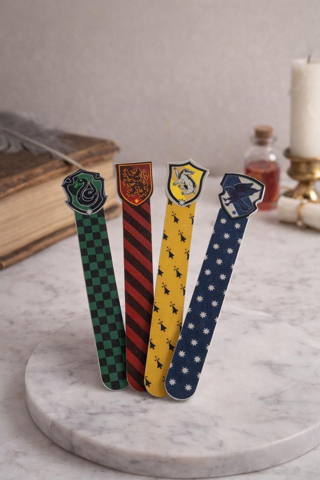Lot de 4 grandes limes à ongles Harry Potter 