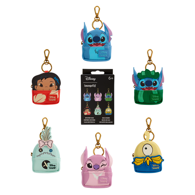 Loungefly: Lilo & Stitch Cosplay Mystery Mini Backpack Keychain Charm