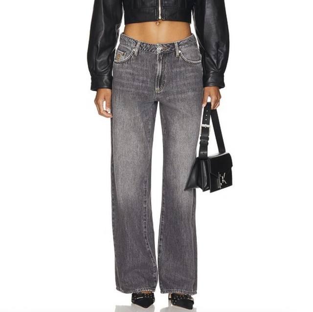 Grey straight Leg Jean