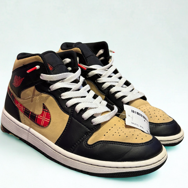 Nike Jordan 1 mid Tartan Swoosh | size 39