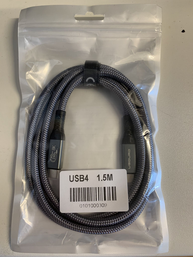 Thunderbolt 4 / USB-C 4 Kabel, 40 Gbit/s 240 W 8K