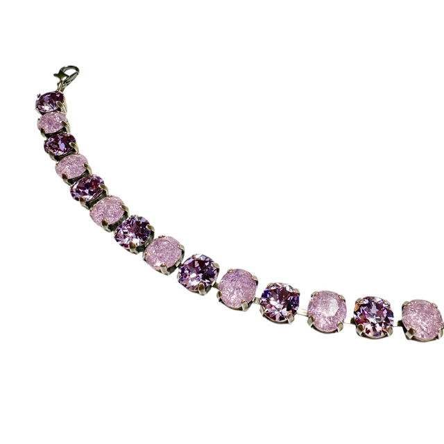 Armband DEVA KLASSIK BIG Violet ICE Mix, Lila