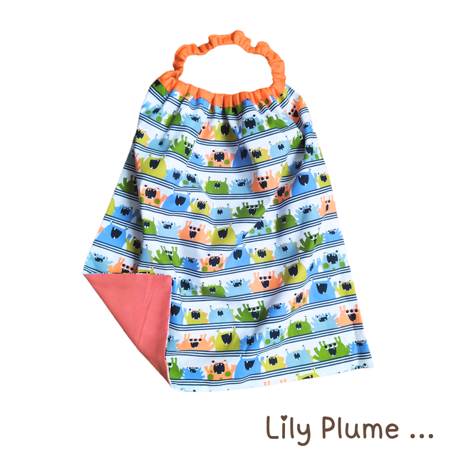 Serviette élastiquée petits monstres