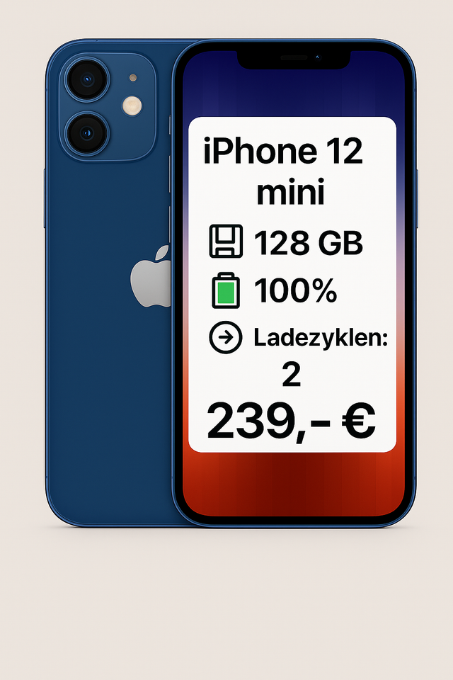 iPhone 12 mini – 128 GB Blau